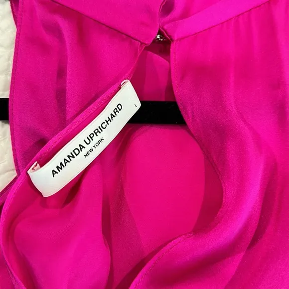 Amanda Uprichard Sandrine silk Dress - L