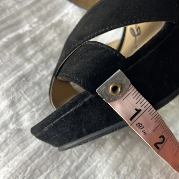 American Rag Women's 'Rachey' Black Suede Wedge Platform Heel Sandals Size 8.5 M