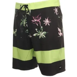 &gt;💙ERA BOARD SHORT SWIM POOL, BEACH🏝️ BLACK/NEON GREEN TRUNKS BRAND NEW VANS 😍