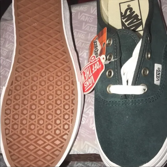 &gt;👦🏻SCOTCHGARD DURABLE PROTECTION AUTHENTIC DARKEST SPRUCE SUEDE BRAND NEW VANS