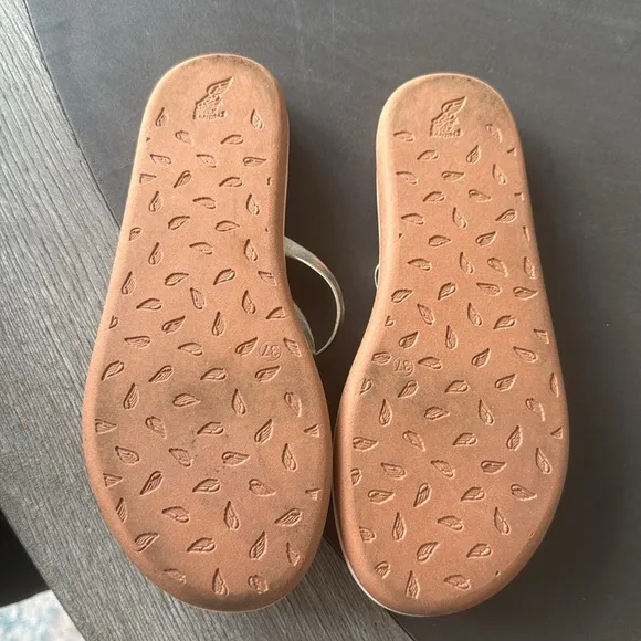 Ancient Greek Sandals Myla sandals flip flops 37 Platinum Gold
