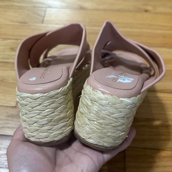 Andre Assous | Calesa Leather Slip-On Flatform Sandals