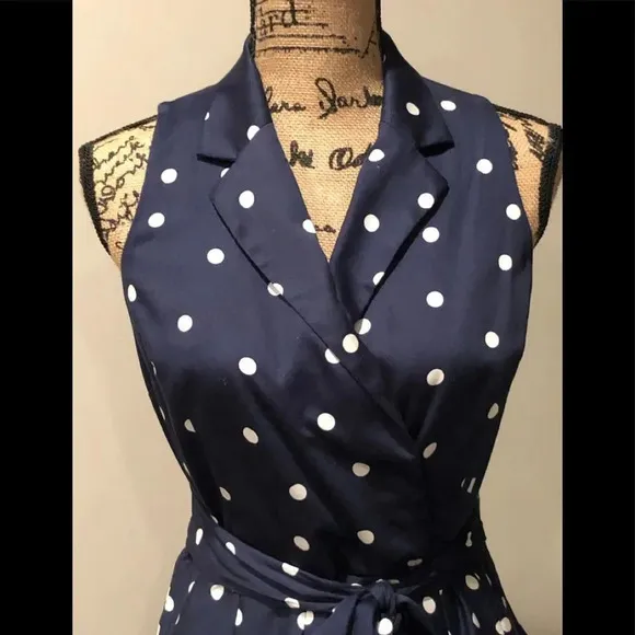 Anne Klein polka dot dress