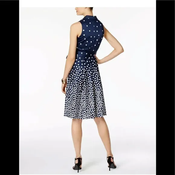Anne Klein polka dot dress
