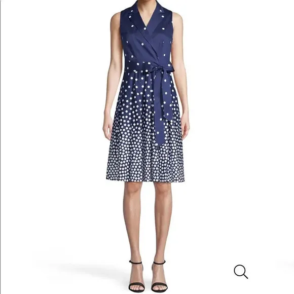 Anne Klein polka dot dress