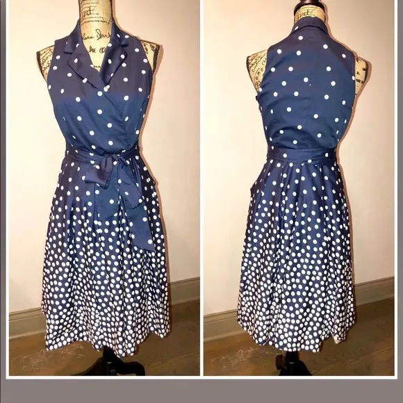 Anne Klein polka dot dress