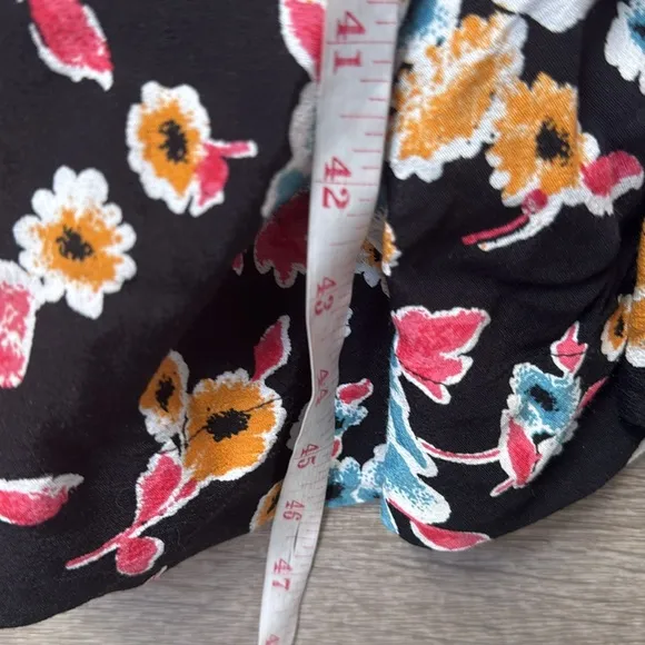 Anthropologie Maeve Violette Floral Midi Dress