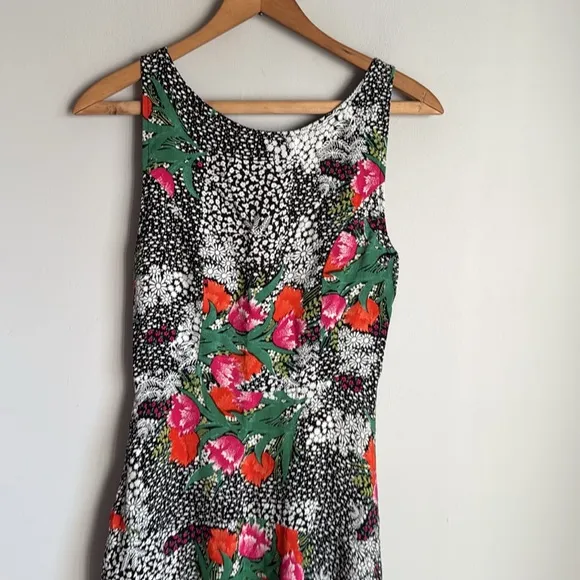 Anthropologie Maeve Violette Floral Midi Dress
