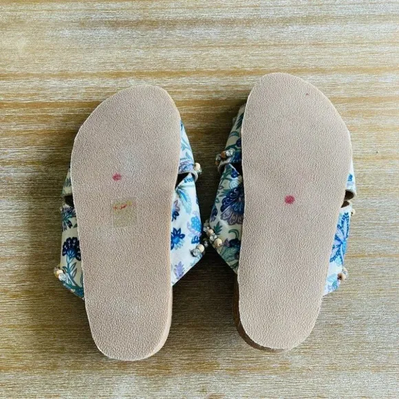 Anthropologie Marnie Embellished Slide Sandals Size 6 NWOT