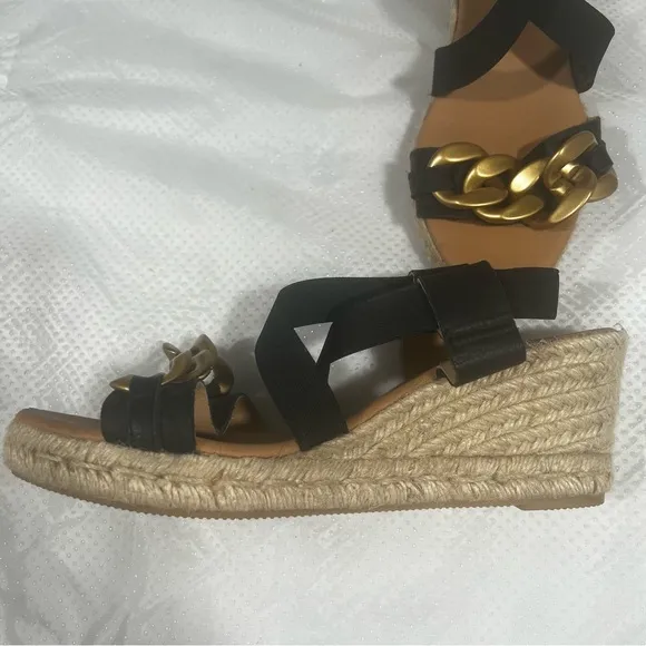 Anthropologie Maypol Espadrille Wedge Sandals Women’s Sz 38 (7.5)