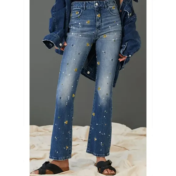 Anthropologie × Pilcro The Icon Flare Jeans Size 26