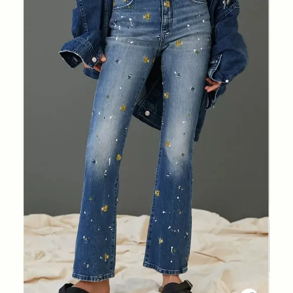 Anthropologie × Pilcro The Icon Flare Jeans Size 26