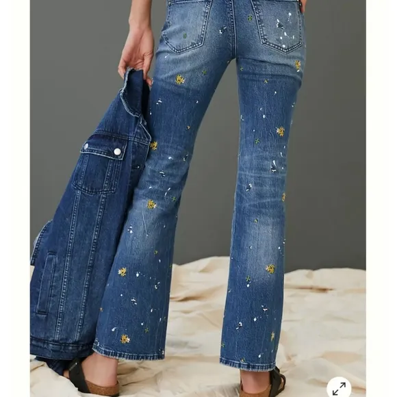 Anthropologie × Pilcro The Icon Flare Jeans Size 26
