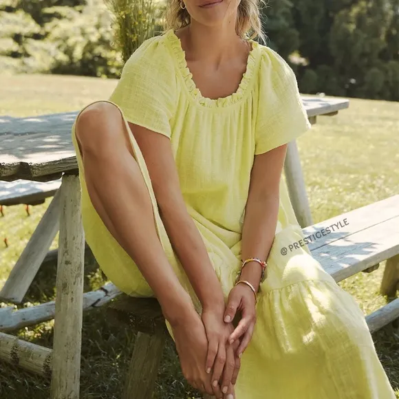 Anthropologie Selah High-Low Maxi Dress