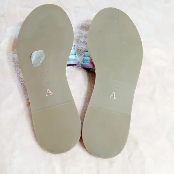 Anthropologie Tie Dye Sandals
