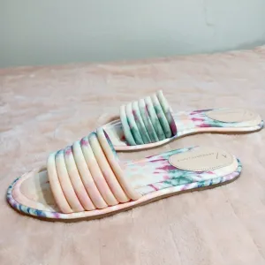 Anthropologie Tie Dye Sandals