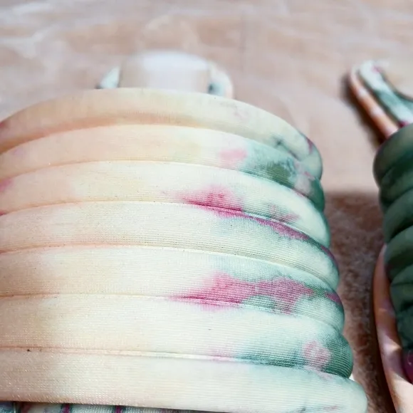 Anthropologie Tie Dye Sandals
