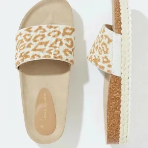 Anthropologie Yara Beaded Pool Slide Sandals New!