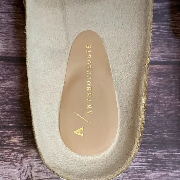 Anthropologie ~ Yara Beaded Slide Sandals