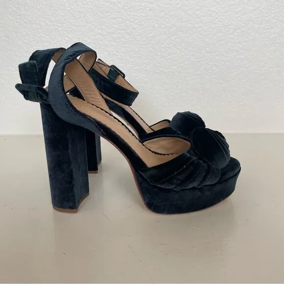 Antonio Melani x Nicola Bathie Emilia Velvet Platforms