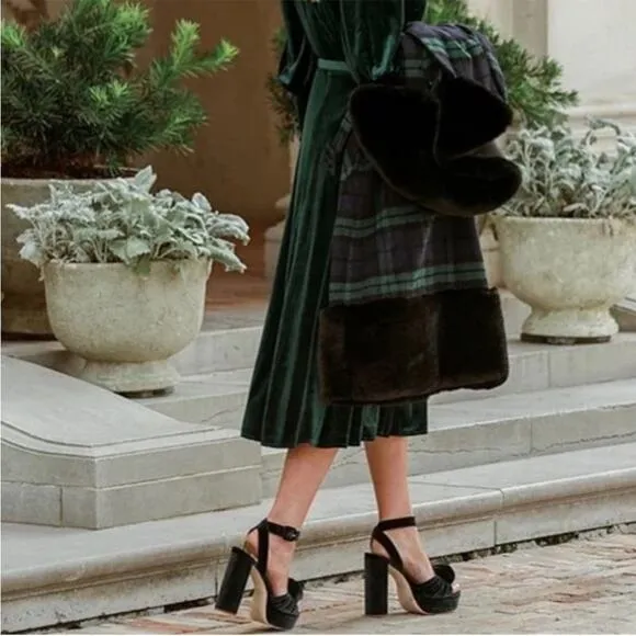 Antonio Melani x Nicola Bathie Emilia Velvet Platforms