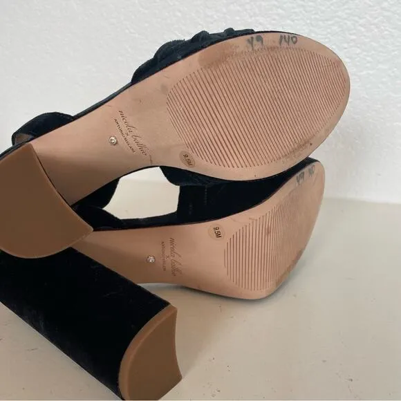 Antonio Melani x Nicola Bathie Emilia Velvet Platforms