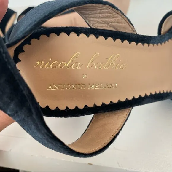 Antonio Melani x Nicola Bathie Emilia Velvet Platforms