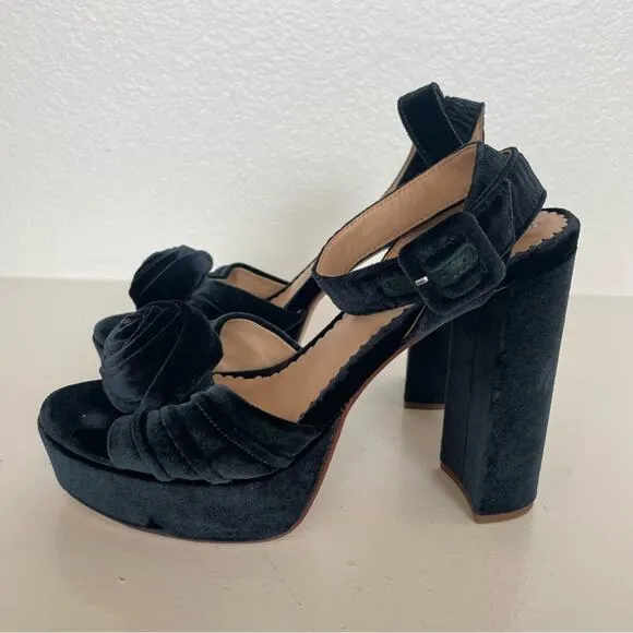 Antonio Melani x Nicola Bathie Emilia Velvet Platforms