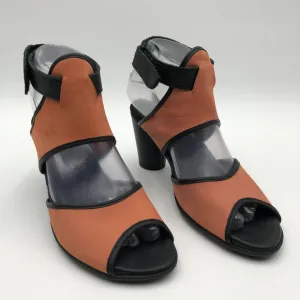 Arche Women's Leiga Heeled Slingback Sandal Coral Size 6 Medium