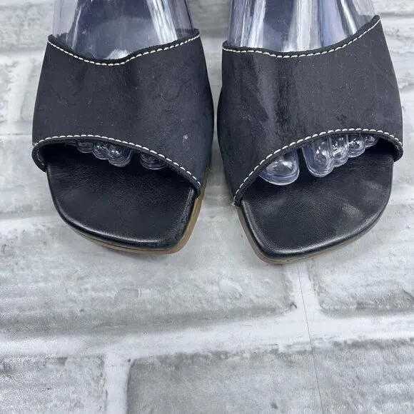 ARCHE Women's Size 8.5 US- 39 EU Nubuck Suede Wedge Adjustable Sandals
