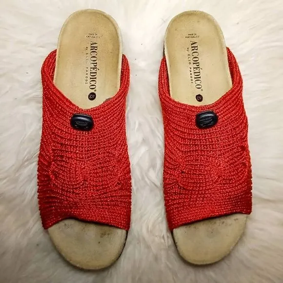 Arcopedico by Elio Parodi womans Cork mule sandals EU 42 US 9.5