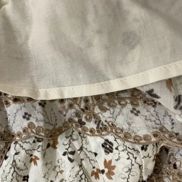 Aritzia Sunday Best Lady Vintage Floral Fleurs Retro skirt