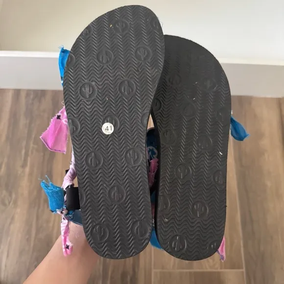 ARIZONA LOVE Trekky Bandana Sandals TDY Blue Pink