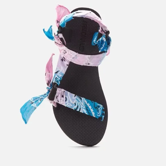 ARIZONA LOVE Trekky Bandana Sandals TDY Blue Pink