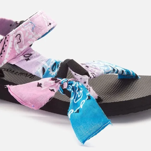 ARIZONA LOVE Trekky Bandana Sandals TDY Blue Pink