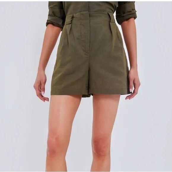 Army Green Safari Short