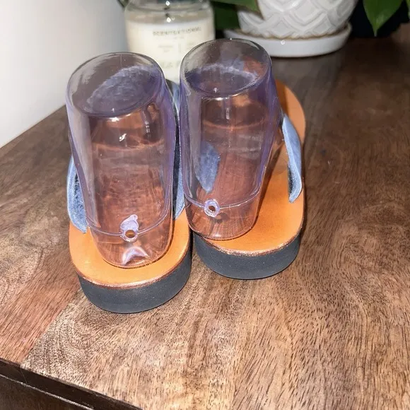 Art Peaux Lyon Handmade Tonunga Blue‎ Leather Sandals w/Vibram Soles-42/11.5
