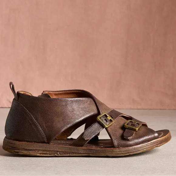 A.S.98 Reiley Buckle Sandals. New with tags.