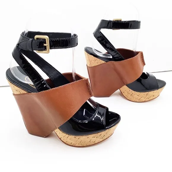 {Ash} Roma Platform Wedge Sandals