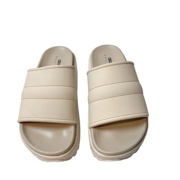 ASOS Design Platform Sandals Slide Size 4 New