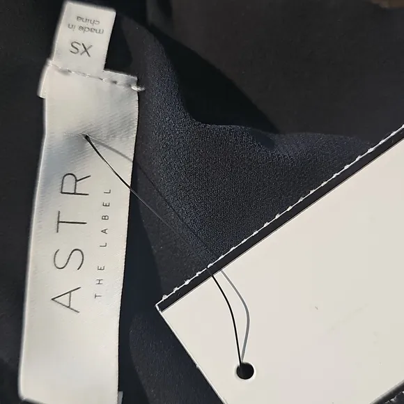 ASTR the Label Tiara Ruffle Black Maxi Dress NWT $188 SZ XS