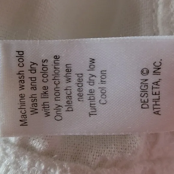 Athleta 100% Linen Pull On Drawstring Shorts White Size 8