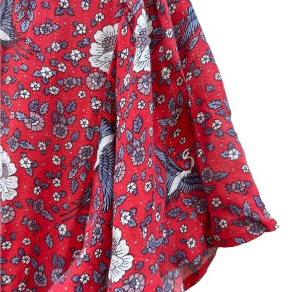 Auguste The Label Valentina Fiesta Floral Wrap Maxi Dress Size 6/Medium