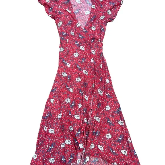 Auguste The Label Valentina Fiesta Floral Wrap Maxi Dress Size 6/Medium