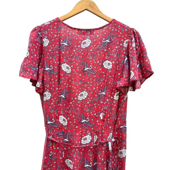 Auguste The Label Valentina Fiesta Floral Wrap Maxi Dress Size 6/Medium