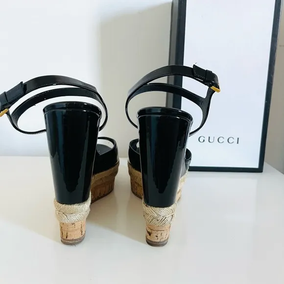 AUTHENTIC GUCCI WEDGE SANDALS