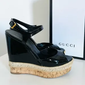 AUTHENTIC GUCCI WEDGE SANDALS
