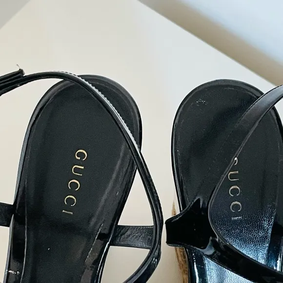 AUTHENTIC GUCCI WEDGE SANDALS