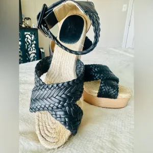 Authentic Hermes Wedge Sandals
