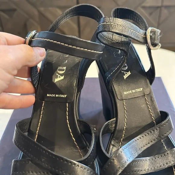 Authentic Prada Calzature Donna platform sandals